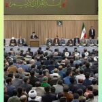 محفل انس با قرآن کریم در حضور امام خامنه ای رهبر معظم  انقلاب+ قاریان هم استانی