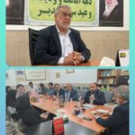 بوشهر؛نشست خبری سردار کارگر،دبیر بنیاد غدیر استان با مدیران اصحاب رسانه